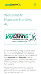 Mobile Screenshot of huncoteharriersac.co.uk